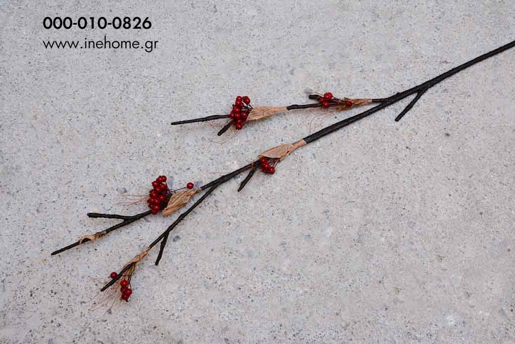 BACCA BRANCH SINGLE RED 100cm