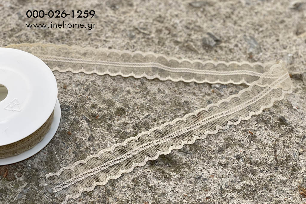 LACE BEIGE 30MM-15M