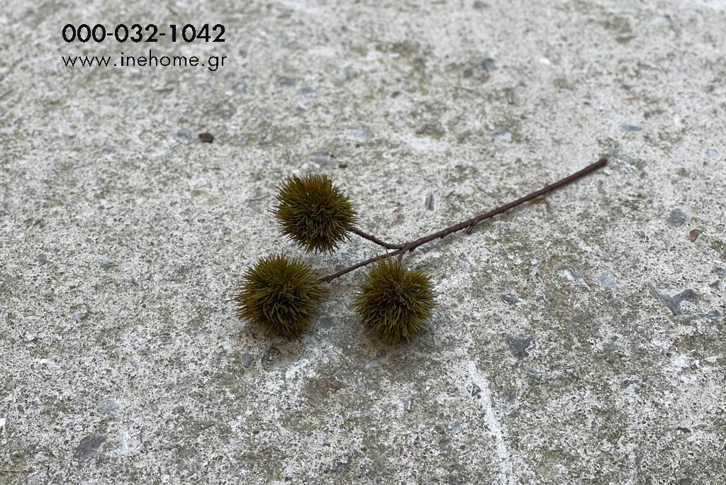 CHESTNUT FRUIT X3 GREEN 35CM