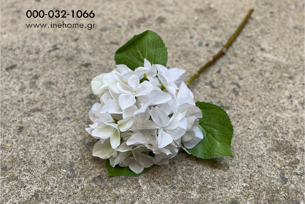 HYDRANGEA WHITE 47CM