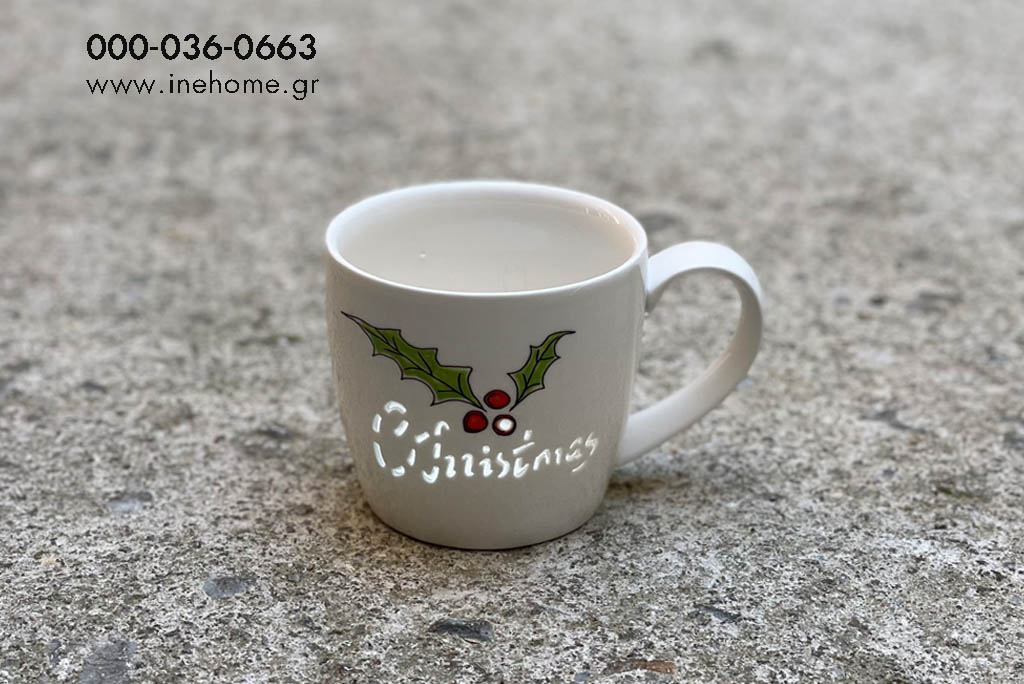 MUG CERAMIC 9CM ''CHRISTMAS''