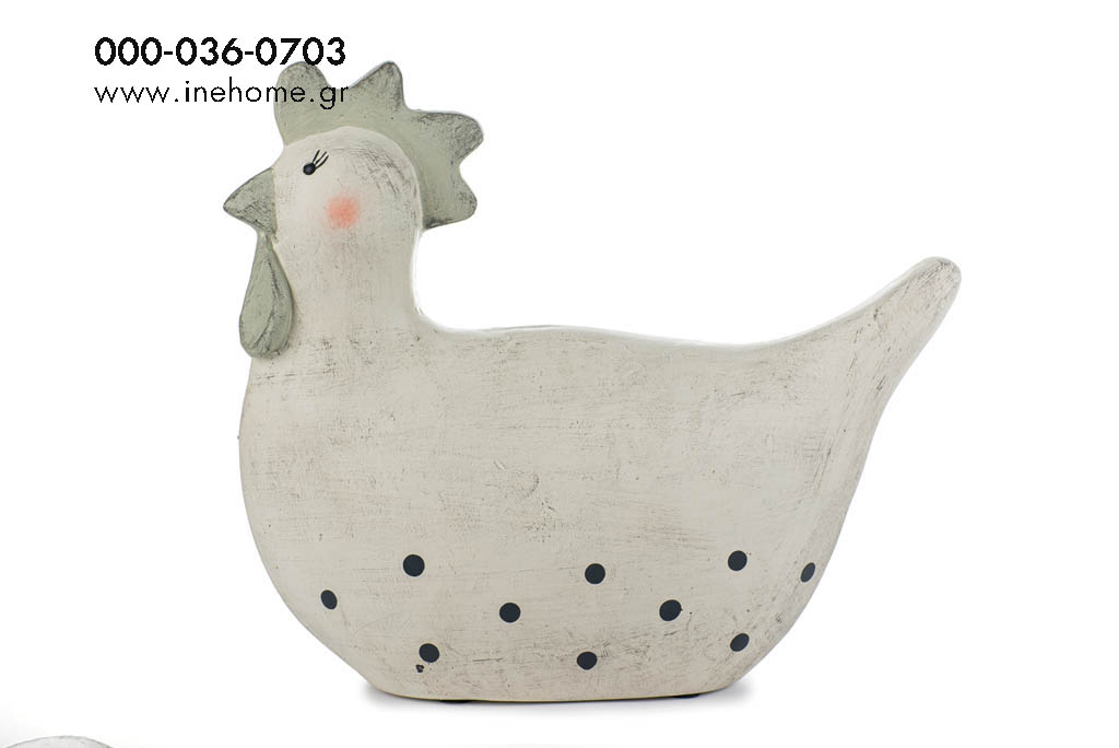 CHICKEN WITH DOTS 28-25CM