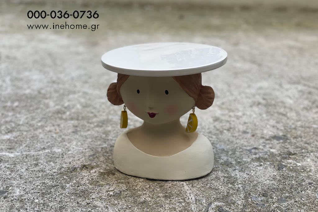 CAKE PLATE LADYHEAD 20CM