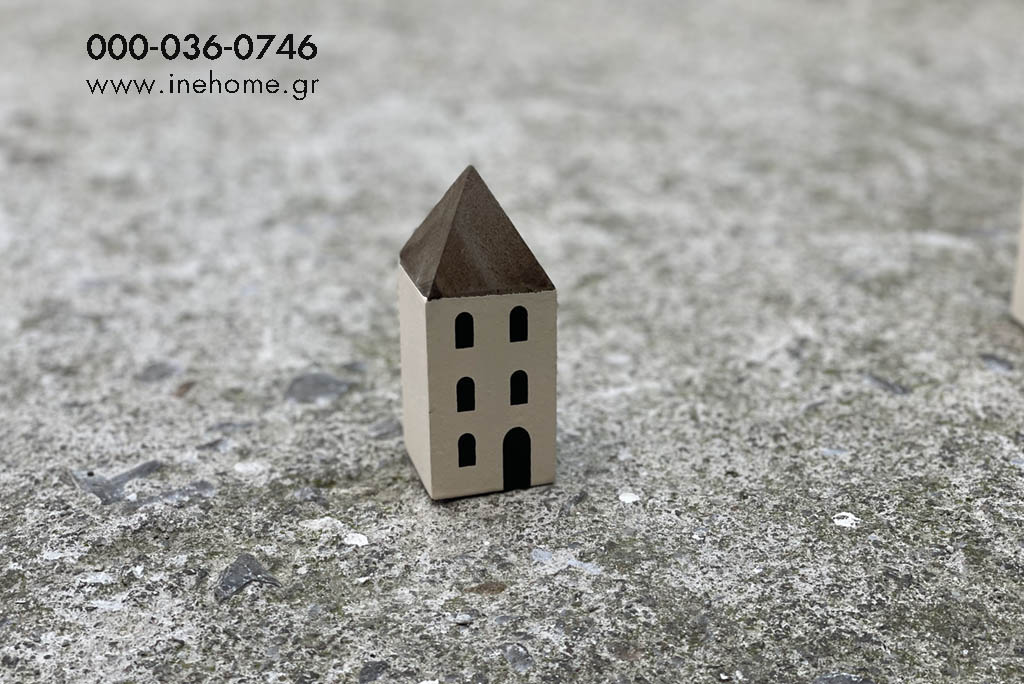 HOUSE WOODEN 10CM