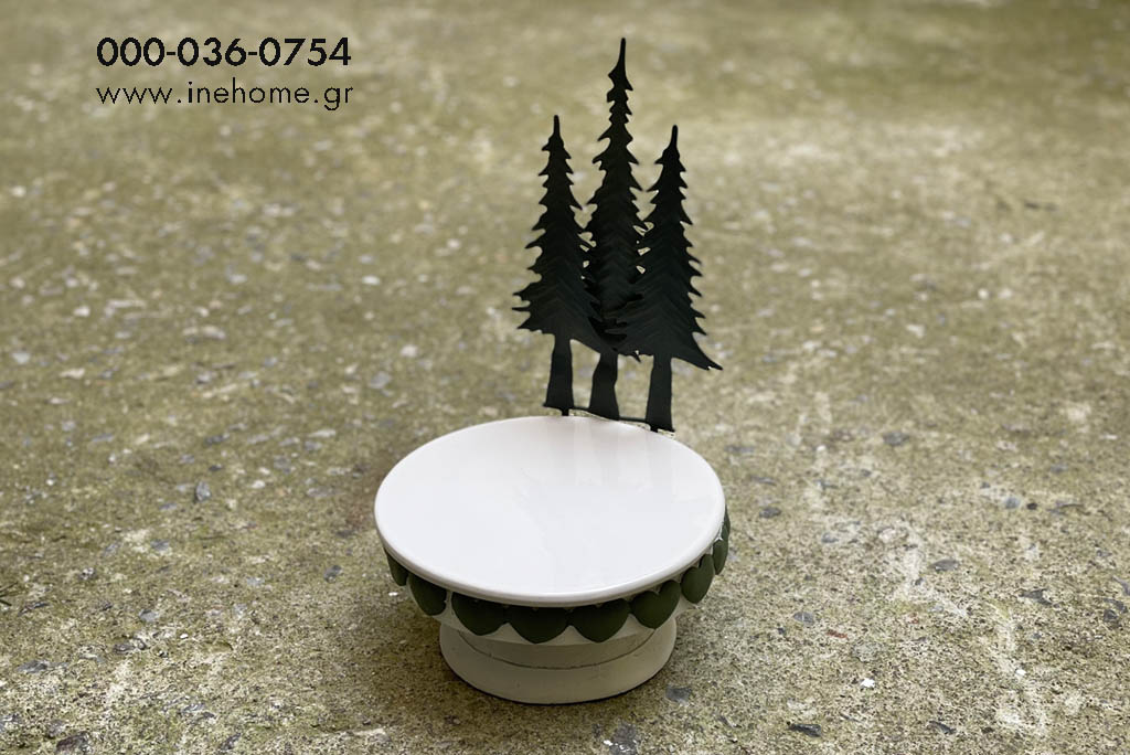 CAKE PLATE TREES 20CM