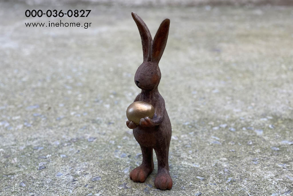 RABBIT WITH EGG 30CM