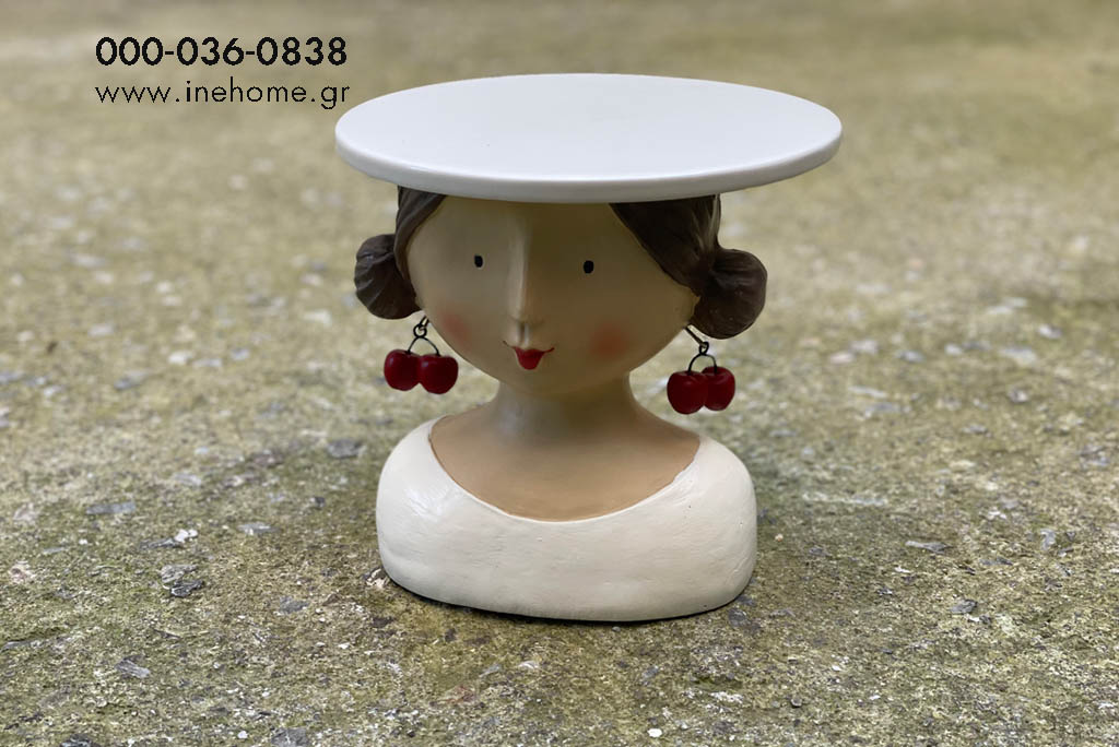 CAKE PLATE WITH CHERRY 20CM