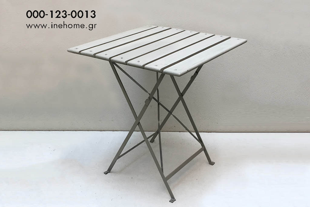 GARDEN TABLE SQUARE GREY 71-71-75 CM