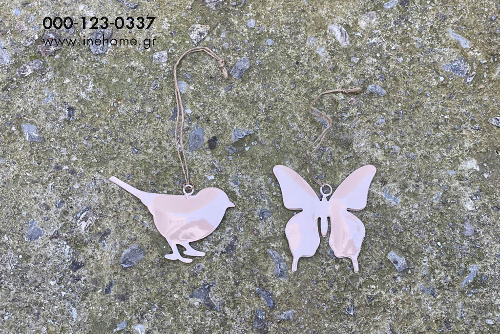 BUTTERFLY BIRD ASS2 METAL 8CM