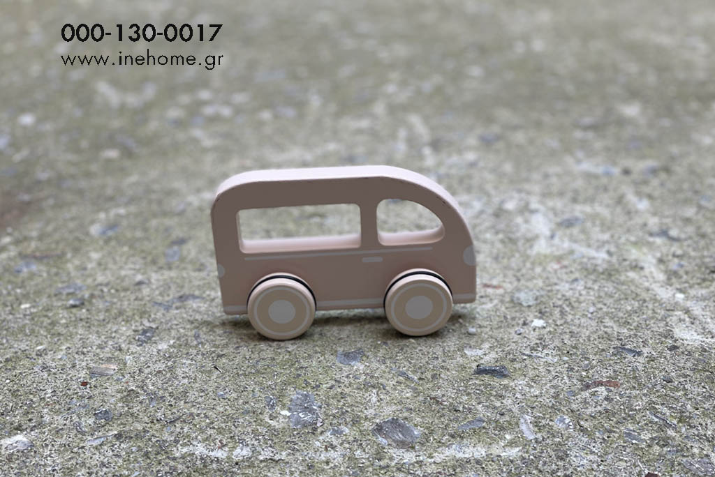 CAR BUS WOODEN 14-9CM