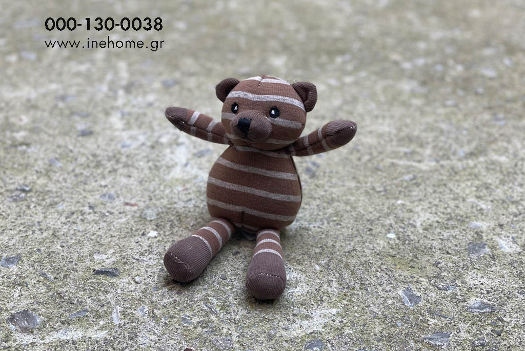 TEDDY BEAR WITH BELL 18CM