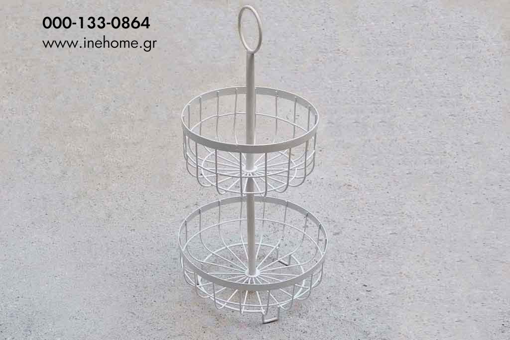 STAND METAL FOR SWEETS WHITE 30-60CM