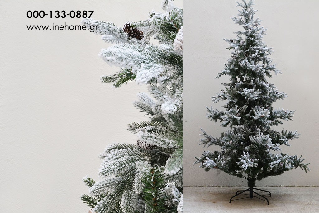 XMAS TREE WITH SNOW 250CM