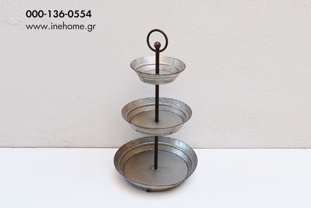 STAND TRIPLE METAL 80-48CM