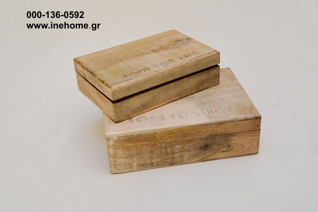 BOXES SET3 WOODEN 25-18-9/21-14-7/17-10-5CM