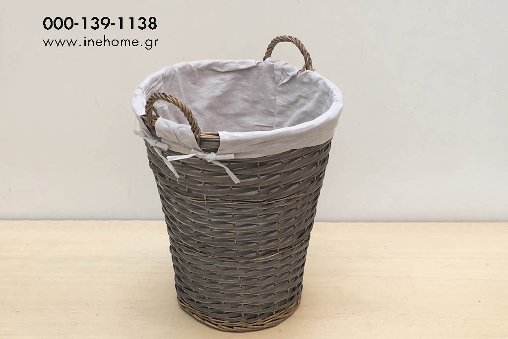 BASKET WITH CLOTH 34-59CM