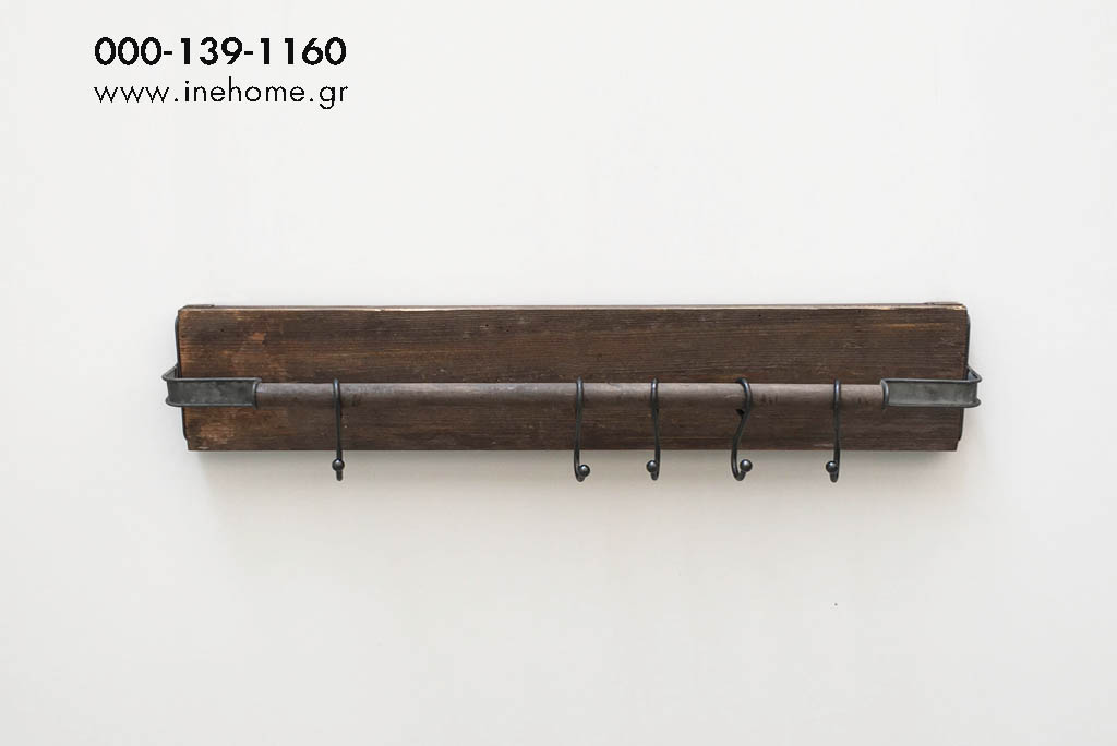 COAT RACK WOODEN 81-14-15CM