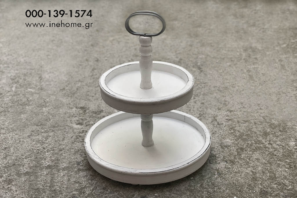 CAKESTAND WHITE 38-47CM