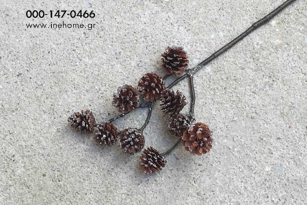 PINE CONE SNOWY 56CM