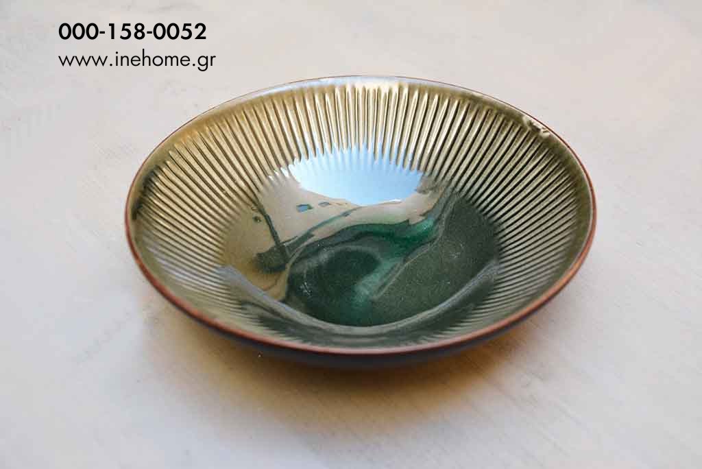 SOUP PLATE GREEN 17 CM