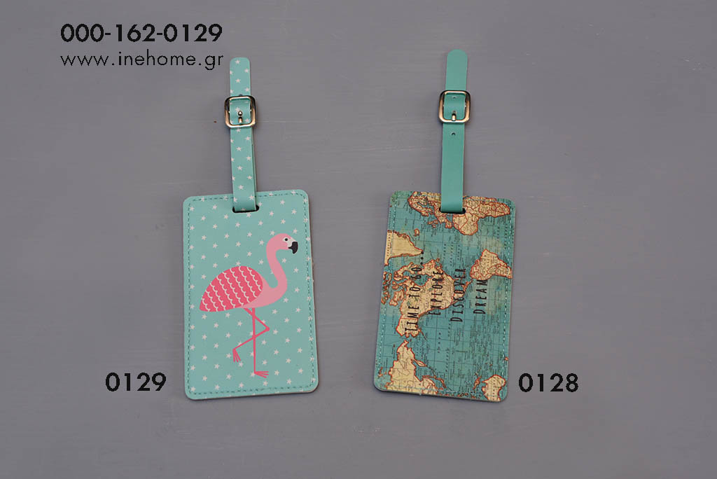 LUGGAGE TAG FLAMINGO 11-7CM