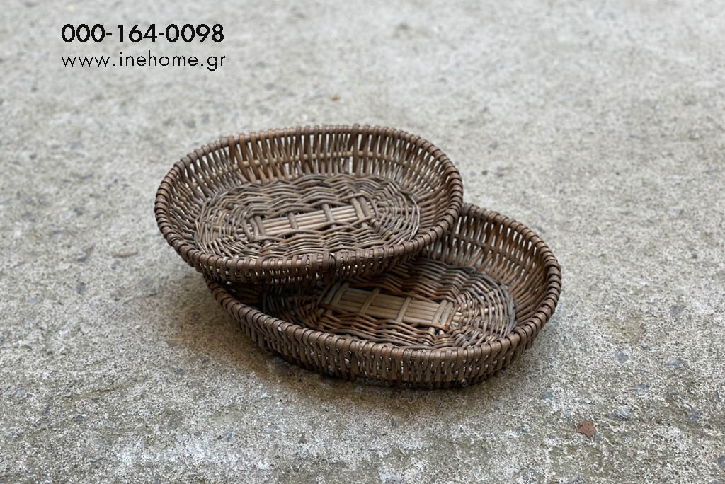 BASKETS SET2 FOR FRUITS 30-20-7/35-25-7CM