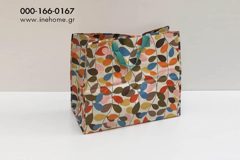 STORAGE BAG 47-58-30CM WITH LEAVES