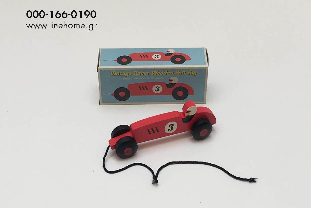 RACER PULL TOY RED 27-6-7CM