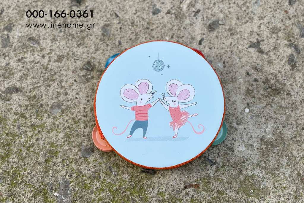 TAMBOURINE MICE 15CM