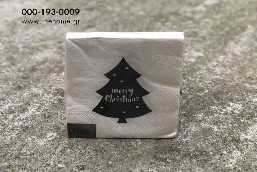 NAPKINS XMAS 33-33CM