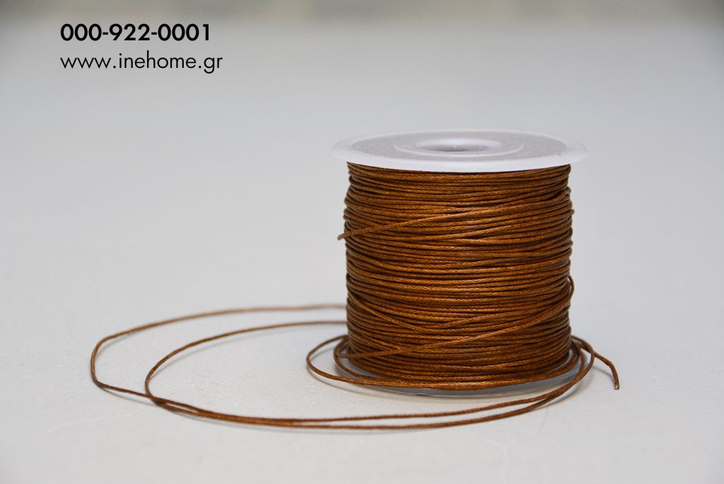 CORD 1mm-100m LIGHT BROWN