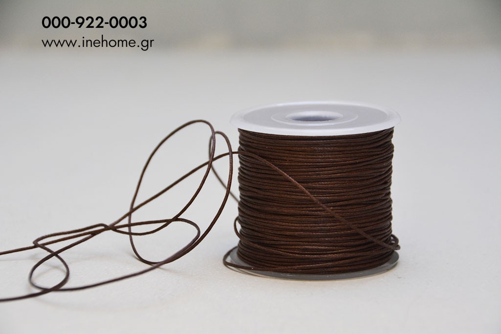 CORD 1mm-100m BROWN