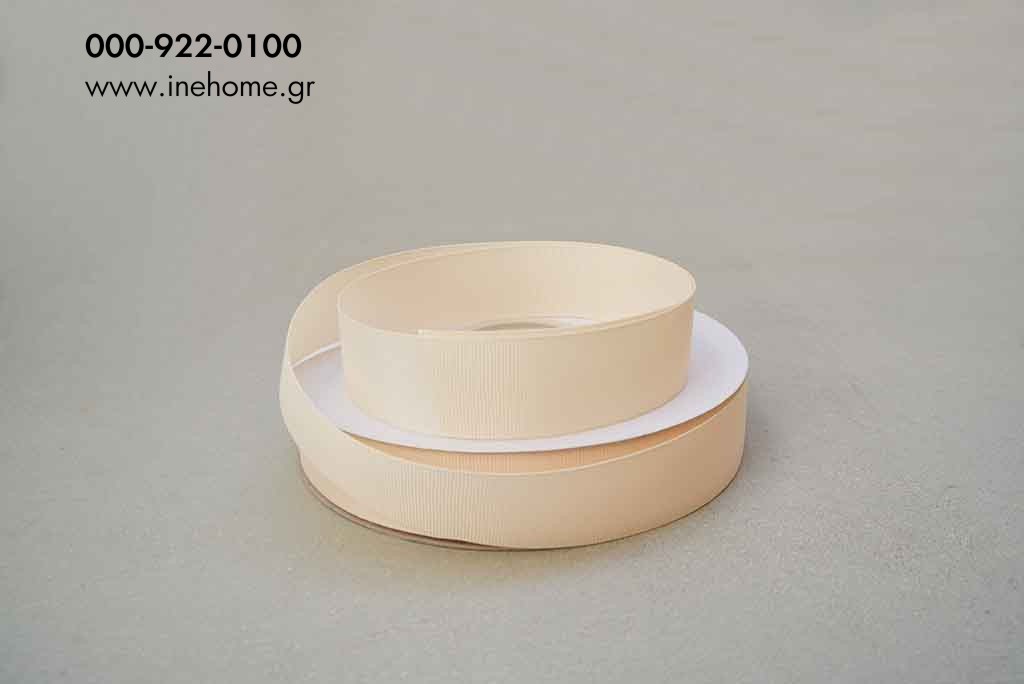 RIBBON GROSS 25mm-50m YVORY