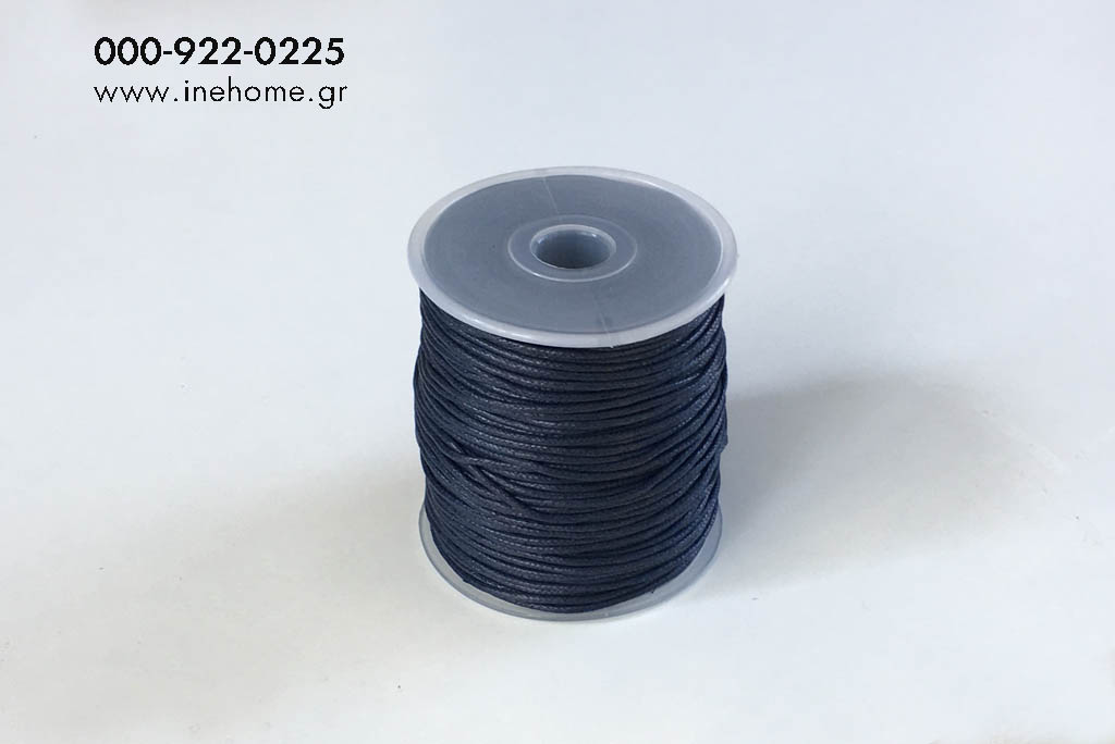 CORD WAX 1,5mmX100m BLUE