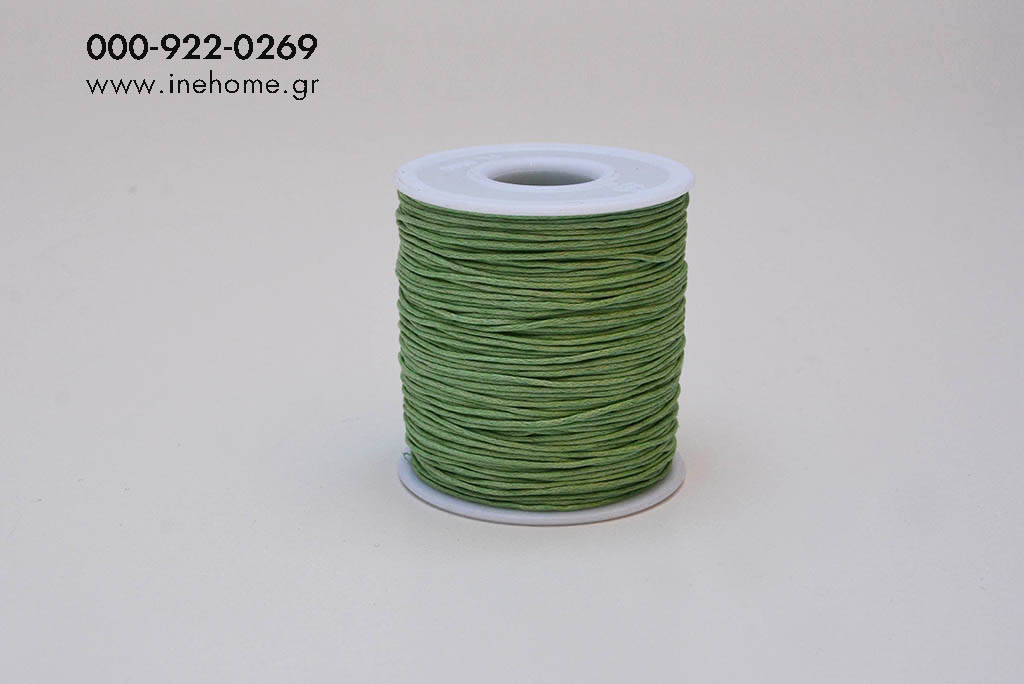 CORD 1mm-100m PASTEL GREEN