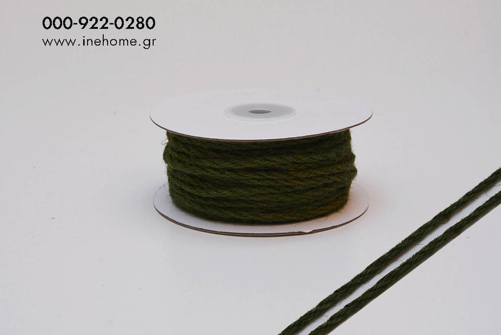 CORD ECO. 4mm-20m GREEN OLIVE