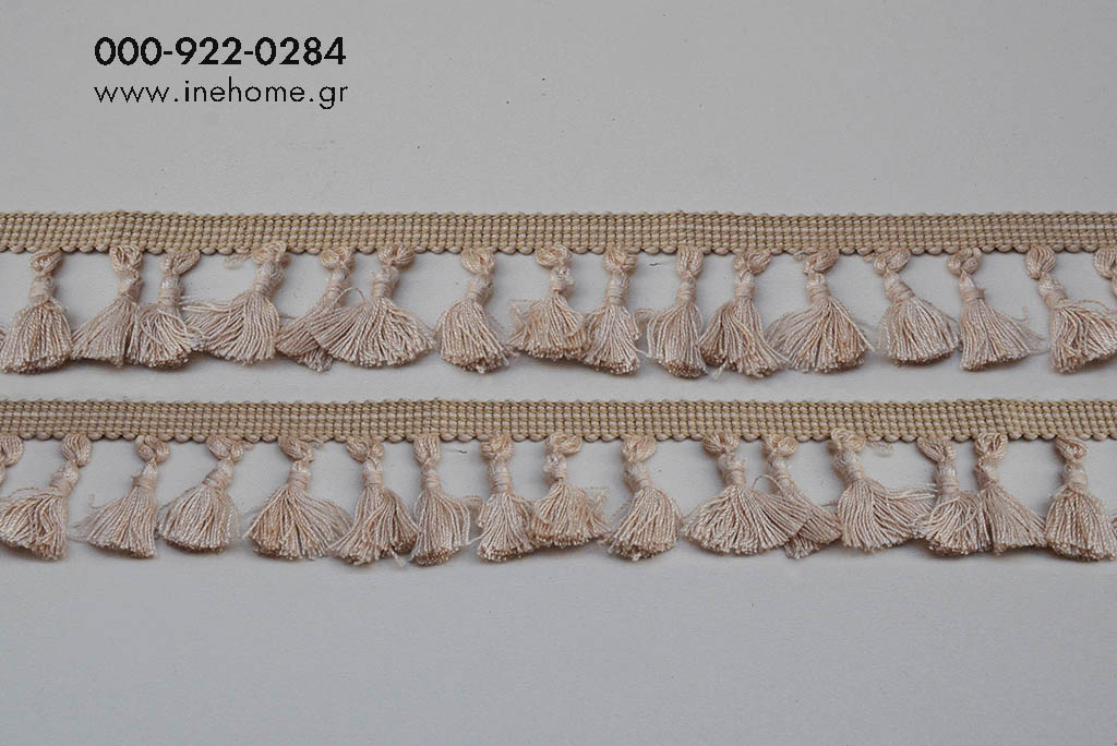 CORD W/TUFT 50mm-2m BEIGE