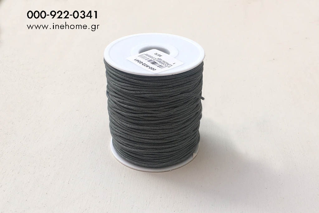 CORD WAX 1,5mm-100m GREY