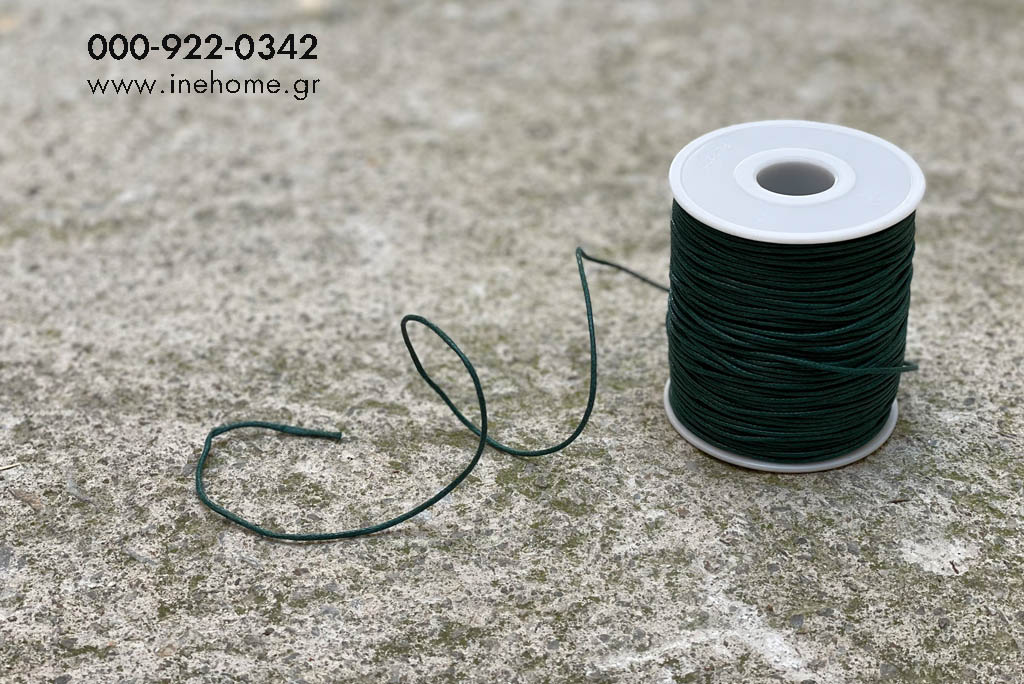 WAX-CORD 1,5mm-100m GREEN D.