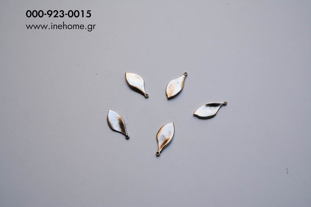 METAL LEAF SET12       1,5X3,5 SILVER