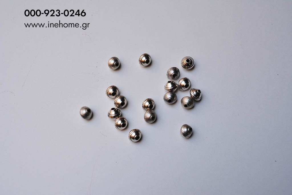 METAL BALL SET 25 SILVER 1 CM