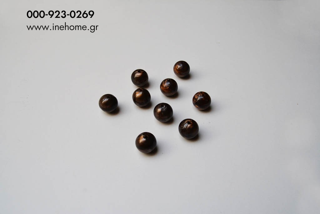 ACRYL. BALL SET 25 BROWN 20 mm