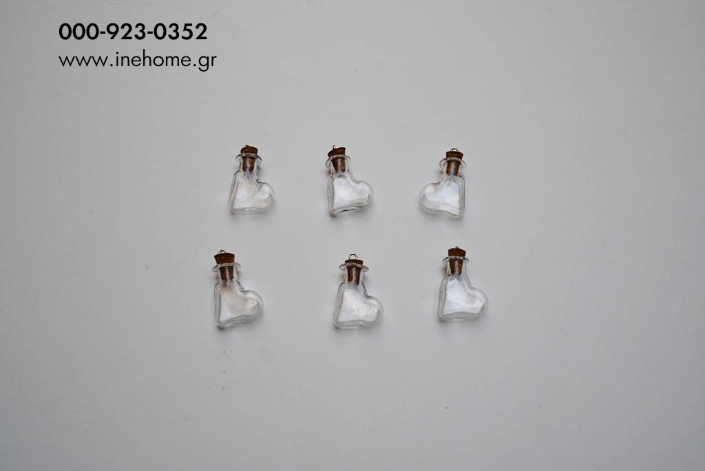 BOTTLE SET 12 GLAS. 2,5 CM