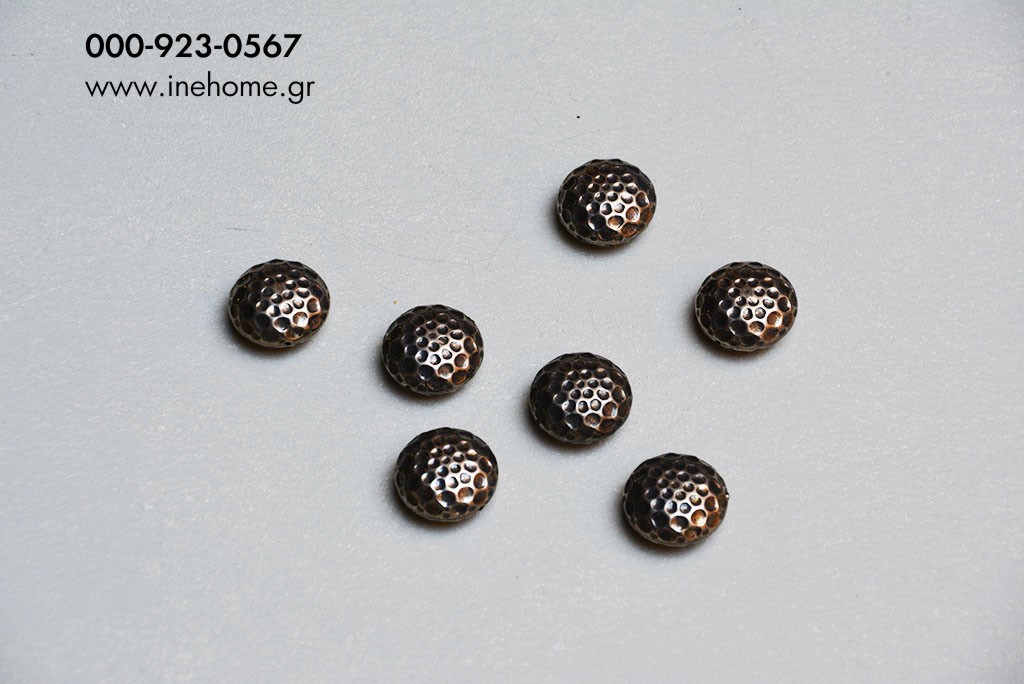 PLASTC BEAD BRONZE 3 CM SET 5