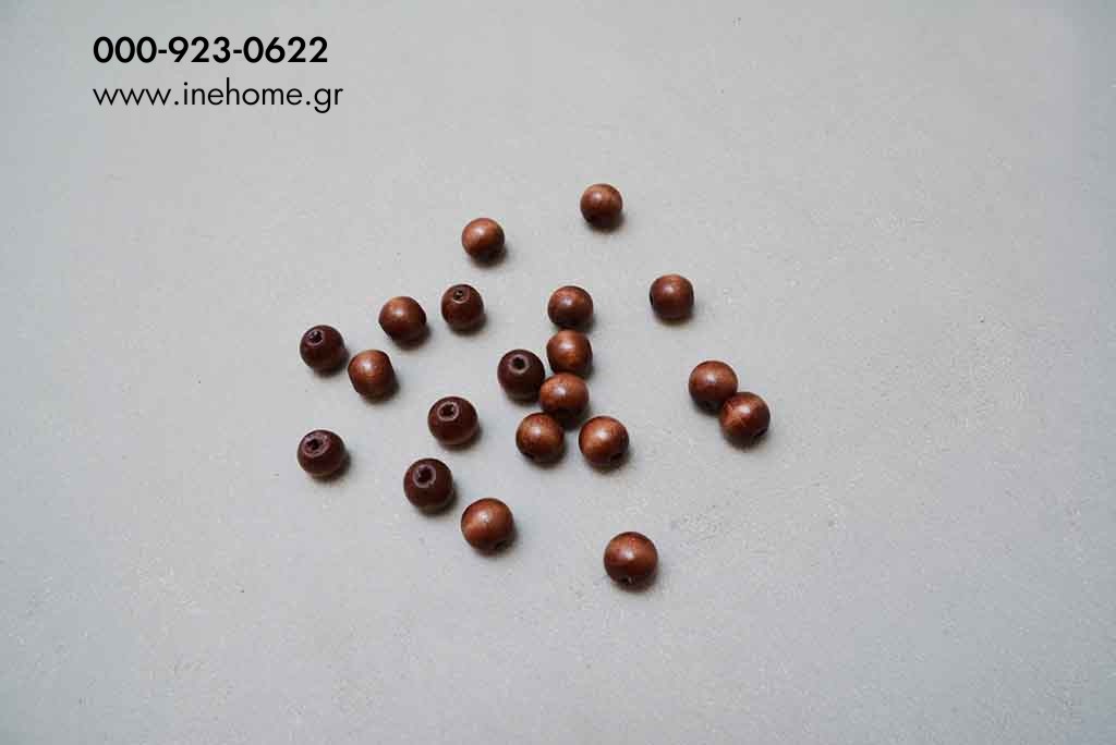 WOODEN BALL SET 50 BROWN 1.6 CM