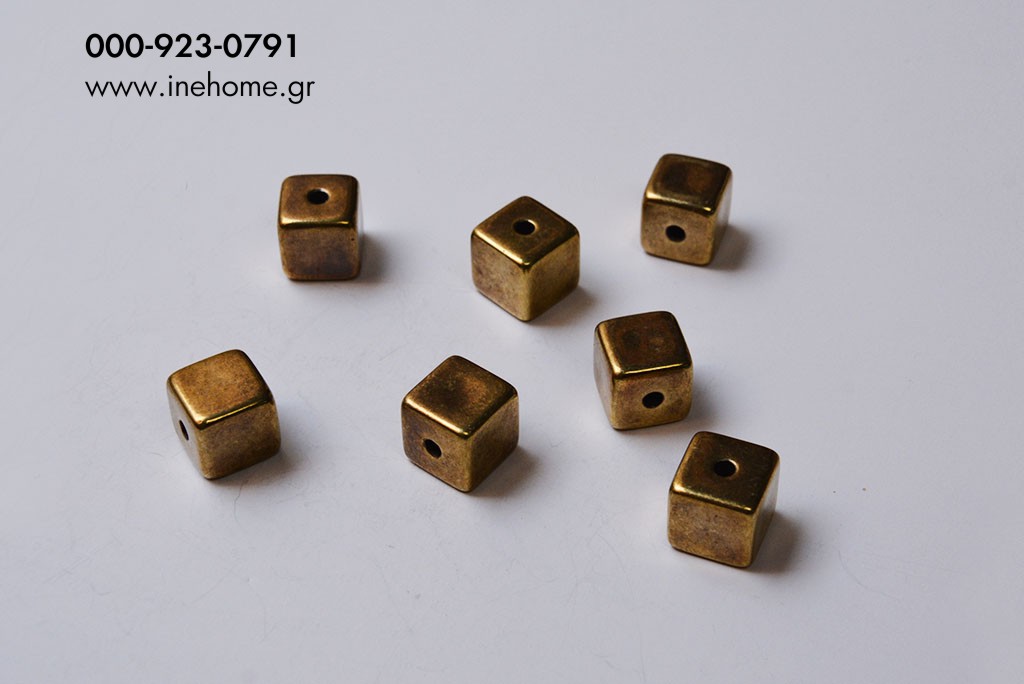 CUBE BRASS 1,5 CM SET 10