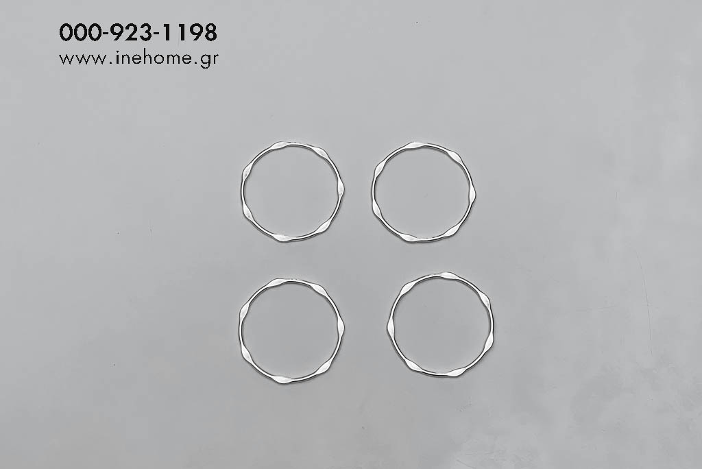 RING SET5 PRES 42-9mm SILVER