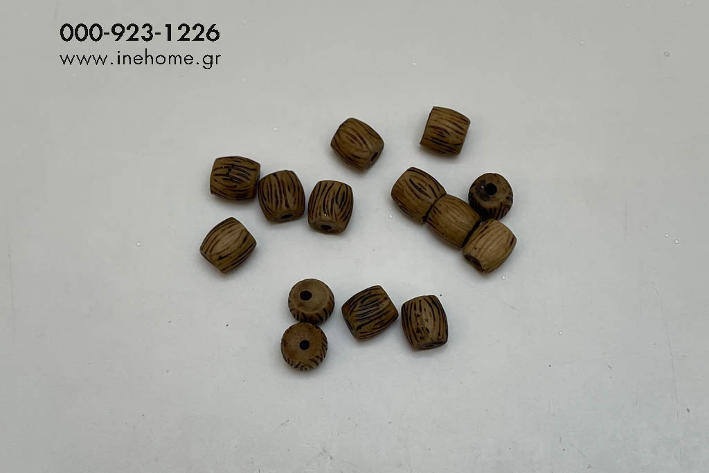 BEAD SET50 POLYES. BEIGE 14MM