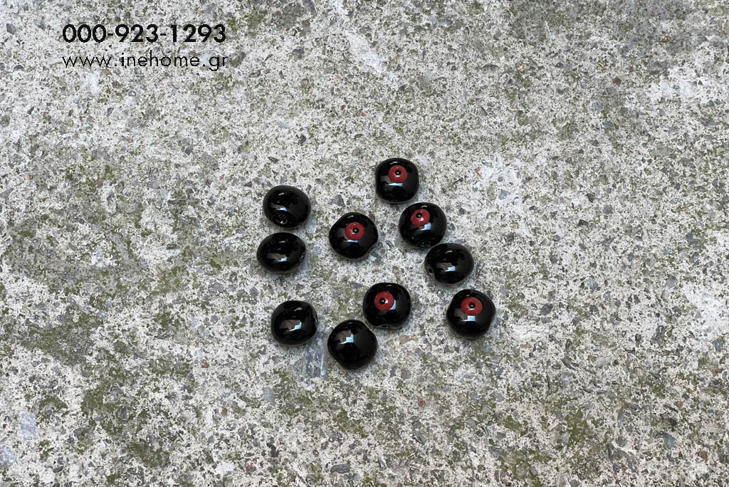 EYE ROUND BLACK-RED SET10