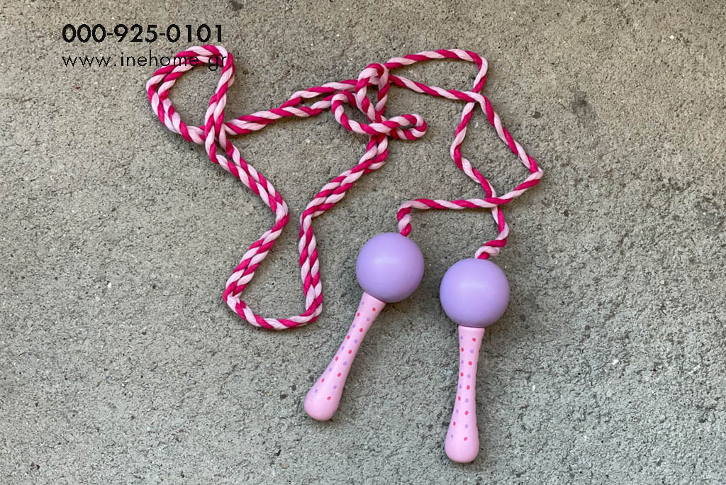 SKIPPING ROPE PINK 13CM